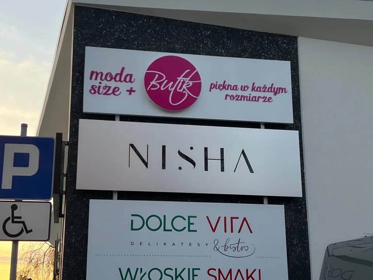 Tablica Menu — Nisha